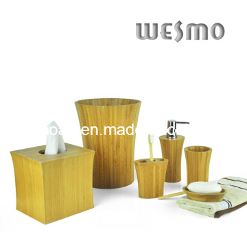 Conjuntos de baño de bambú carbonizado (WBB0467A)